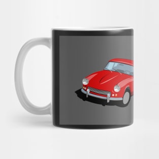 Triumph GT6 Mk1 Graphic Poster -Red Mug